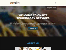 Tablet Screenshot of onsitetechllc.com